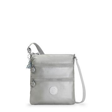 Kipling Keiko Metallic Crossbody Mini Çanta Gümüş | TR 1882FD